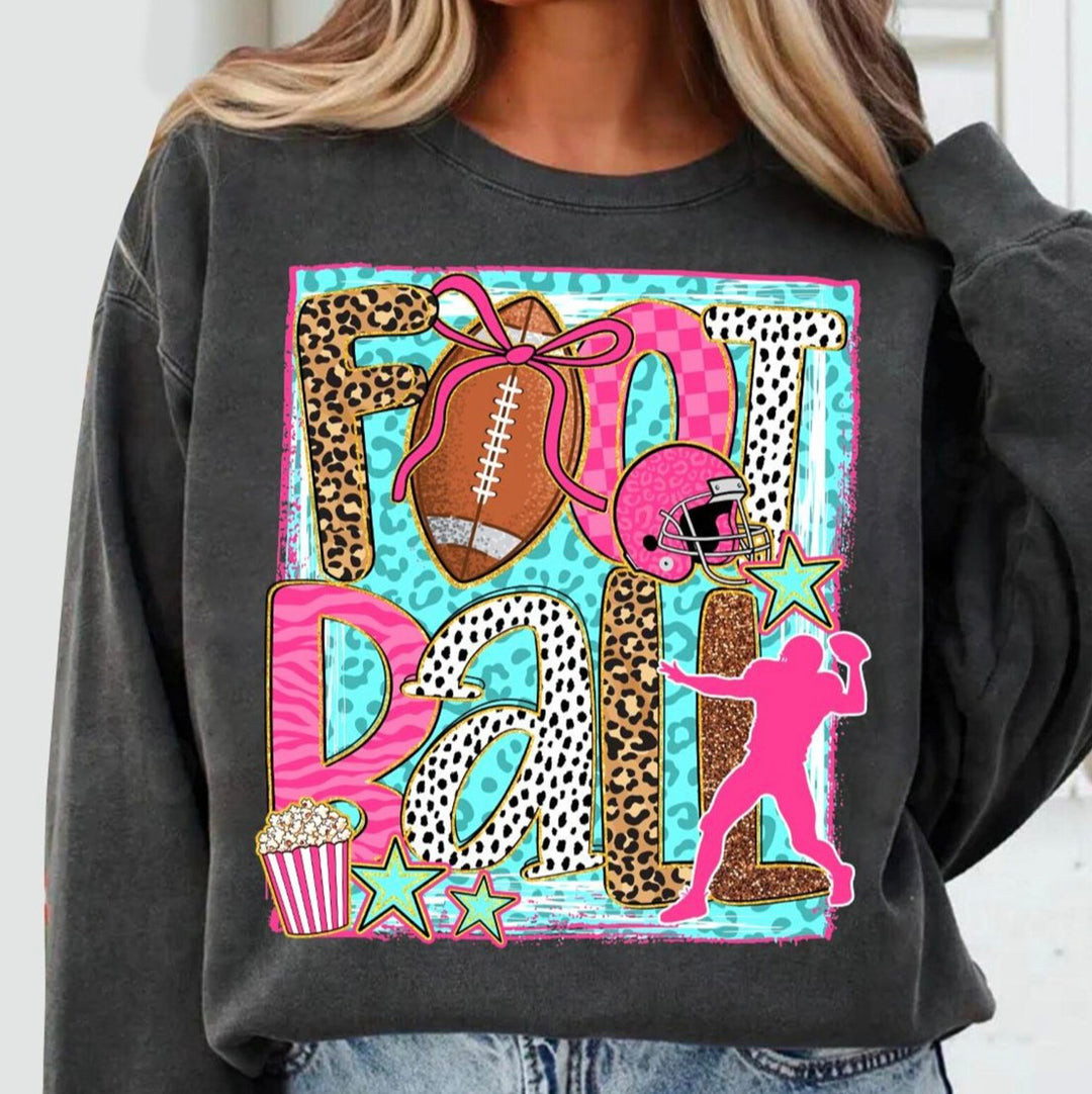 Pepper Colorful "Football" Tee or Sweatshirt