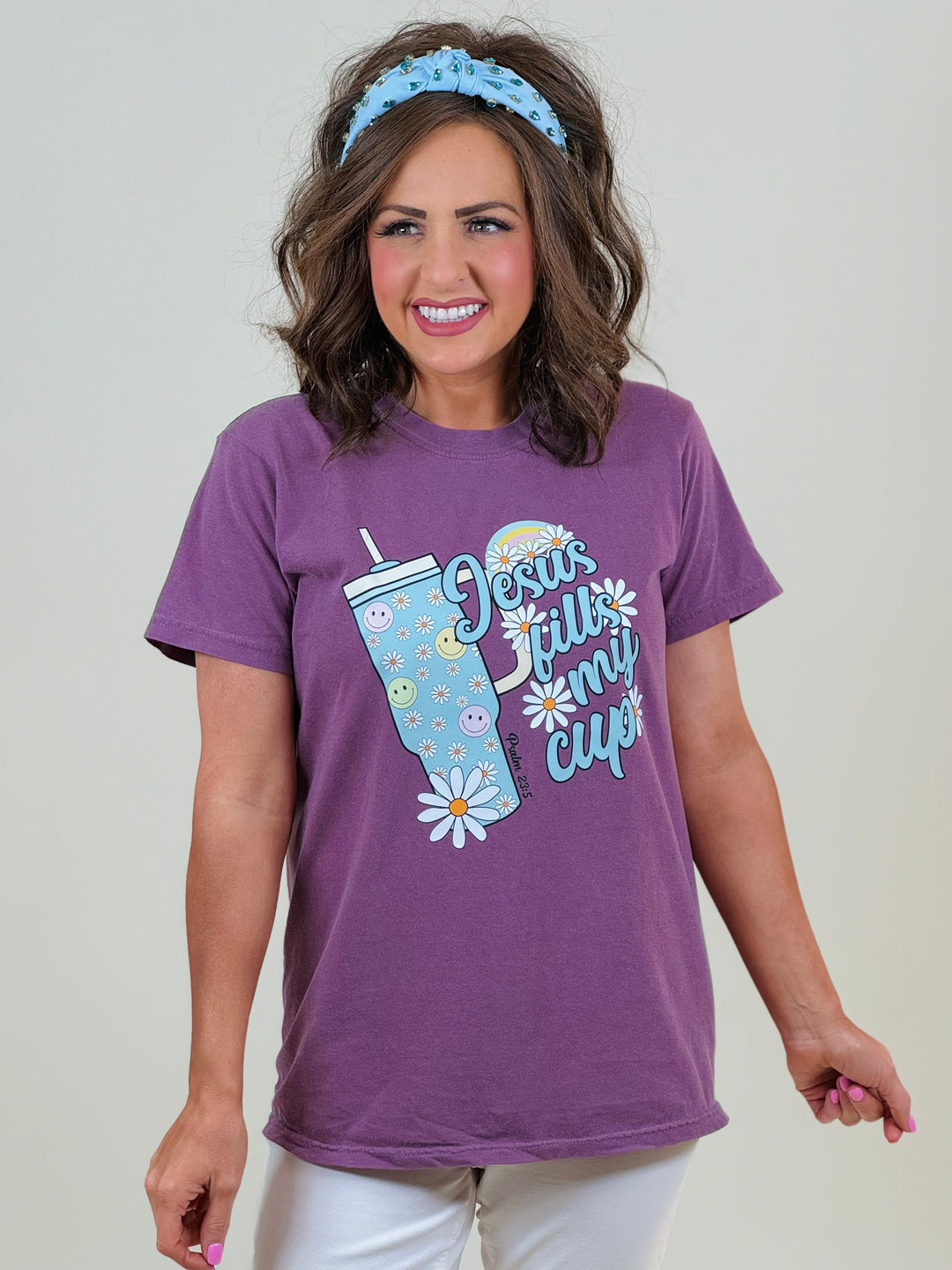 "Jesus Fills My Cup" - Sizes Small through Extended Sizes