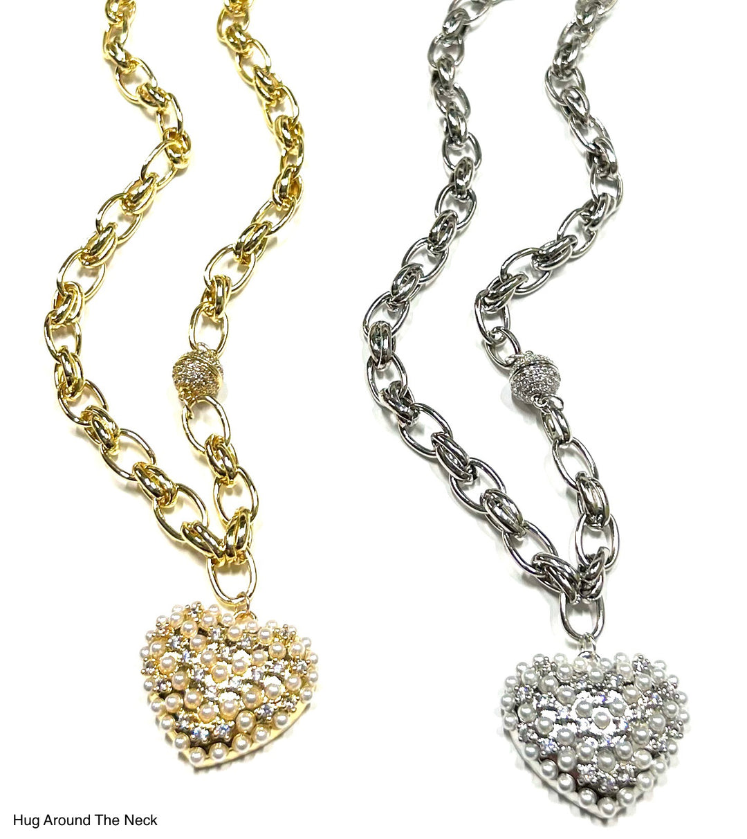 Hug Around The Neck Necklace - 2 Color Options