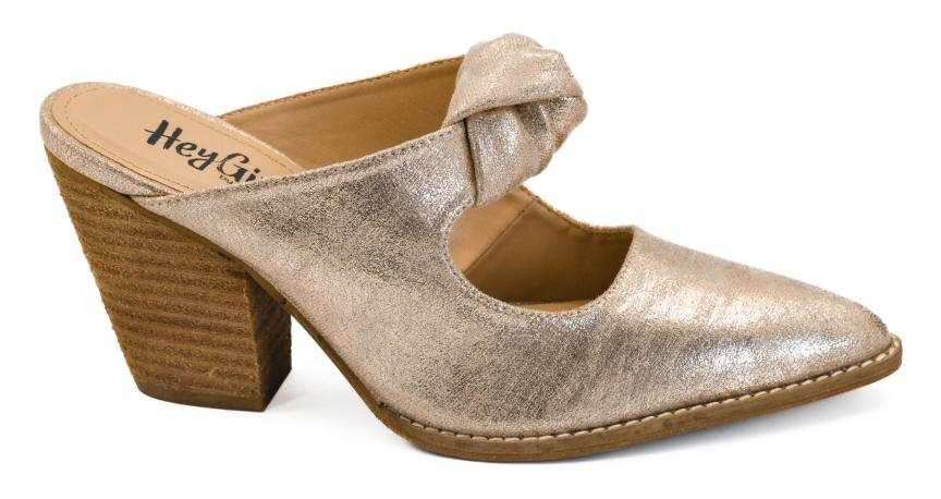 Pre-Order: Gold Knotted Heel