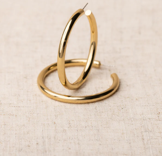 Gold Stella Earrings