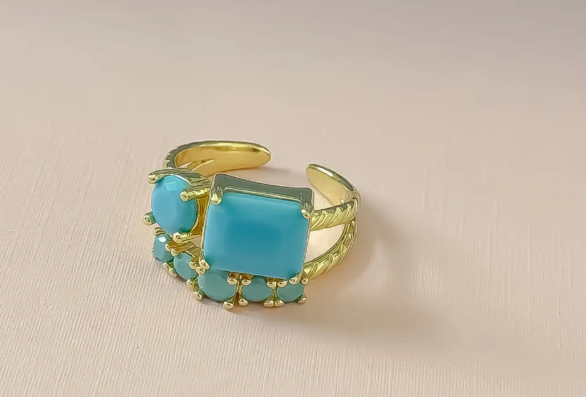 Turquoise Radiance Ring