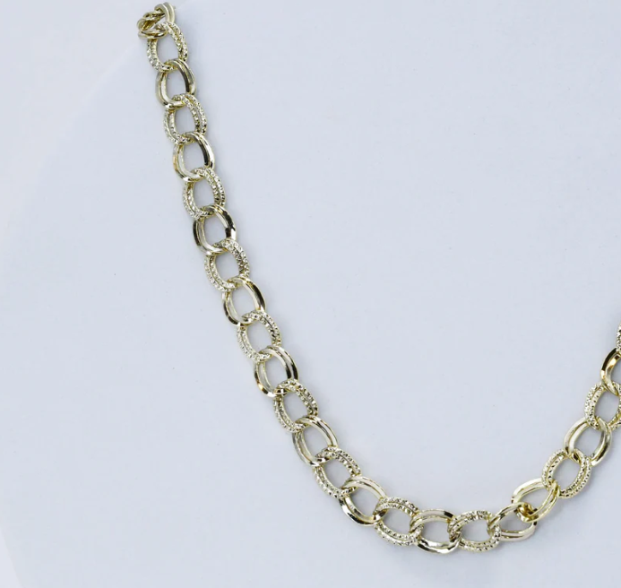 Small Circle Chain -  2 Color Options