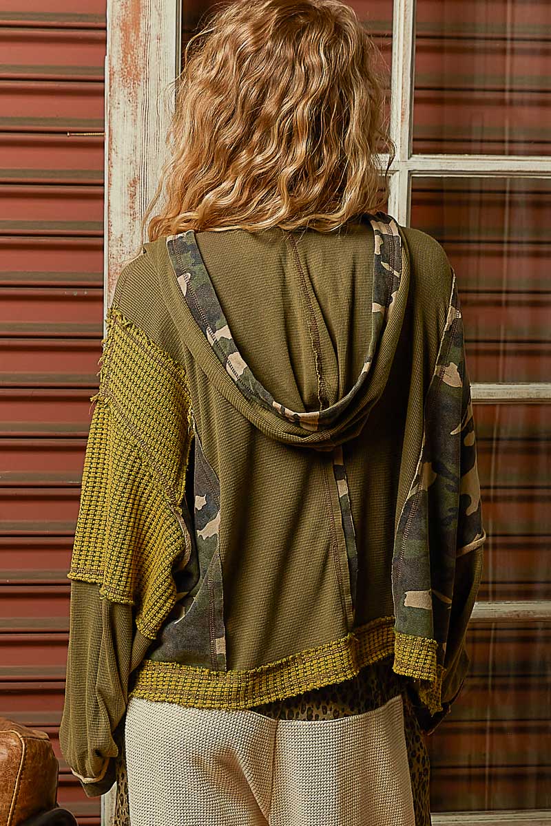 Camo Thermal Hoodie