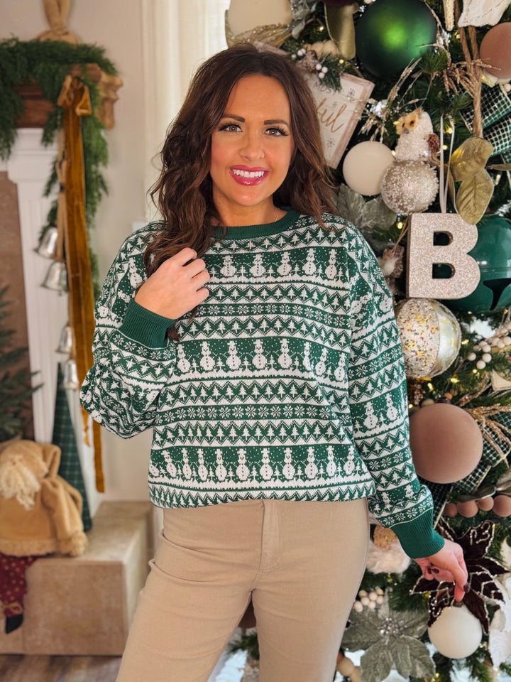Green Christmas Sweater