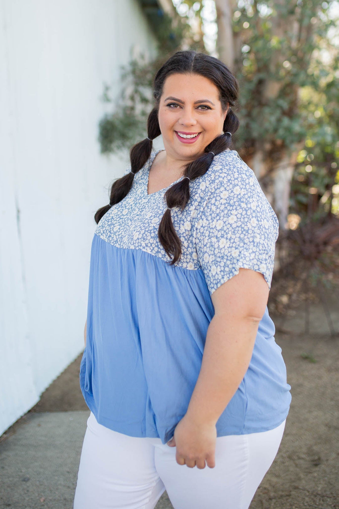 Spring Daisy Babydoll Top