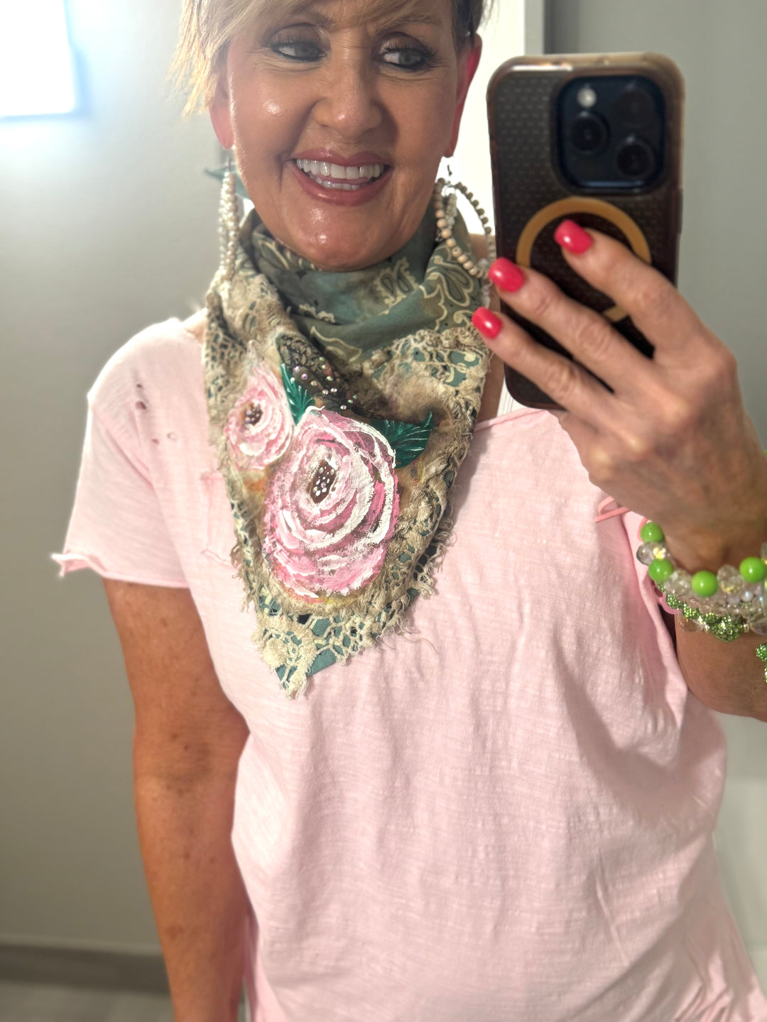 Handpainted Kerchief