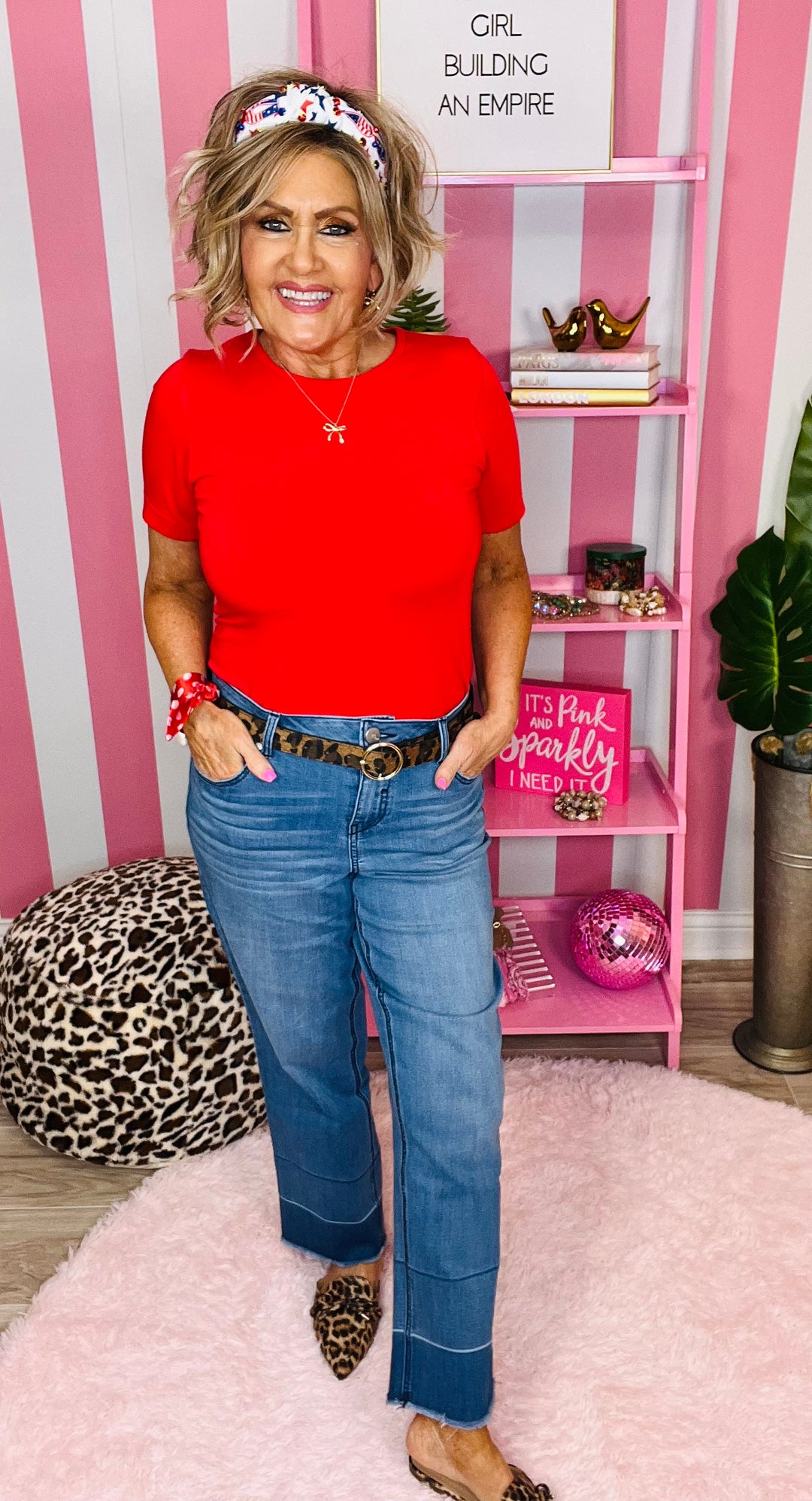 27" inseam Tomboy Jean with Raw Hem-Medium Wash