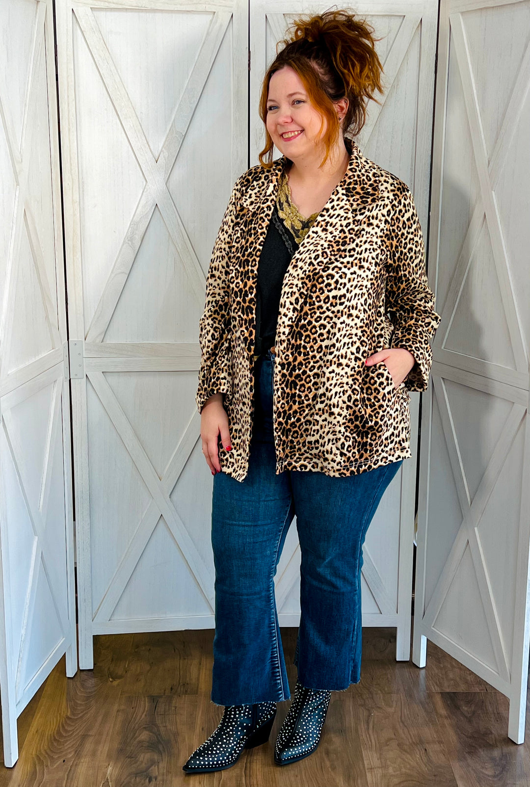 Leopard Jacket - Available Small Through Extended Sizes - Final Sale