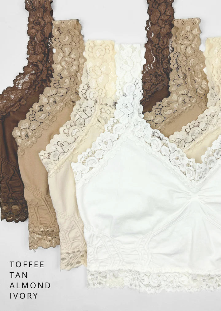 Lace Bralette-Curated Pack-Natural Pack-4 in a pack