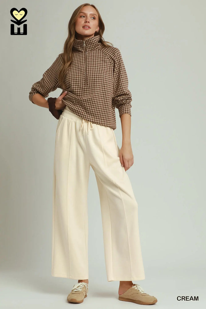 Luxe Knit Pants-Cream or Black