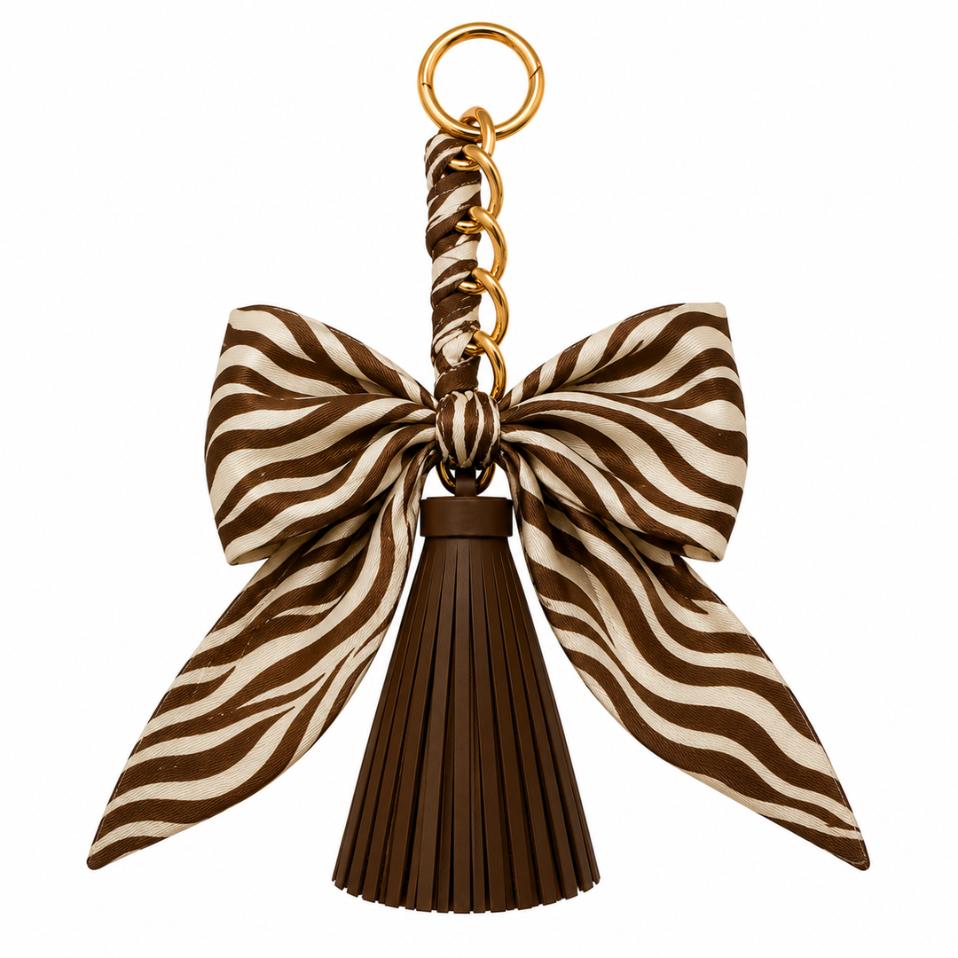 Scarf Charm with Tassel-9 Prints to Choose From
