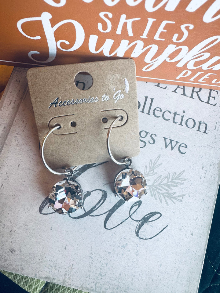 Crystal Earrings-7 color options