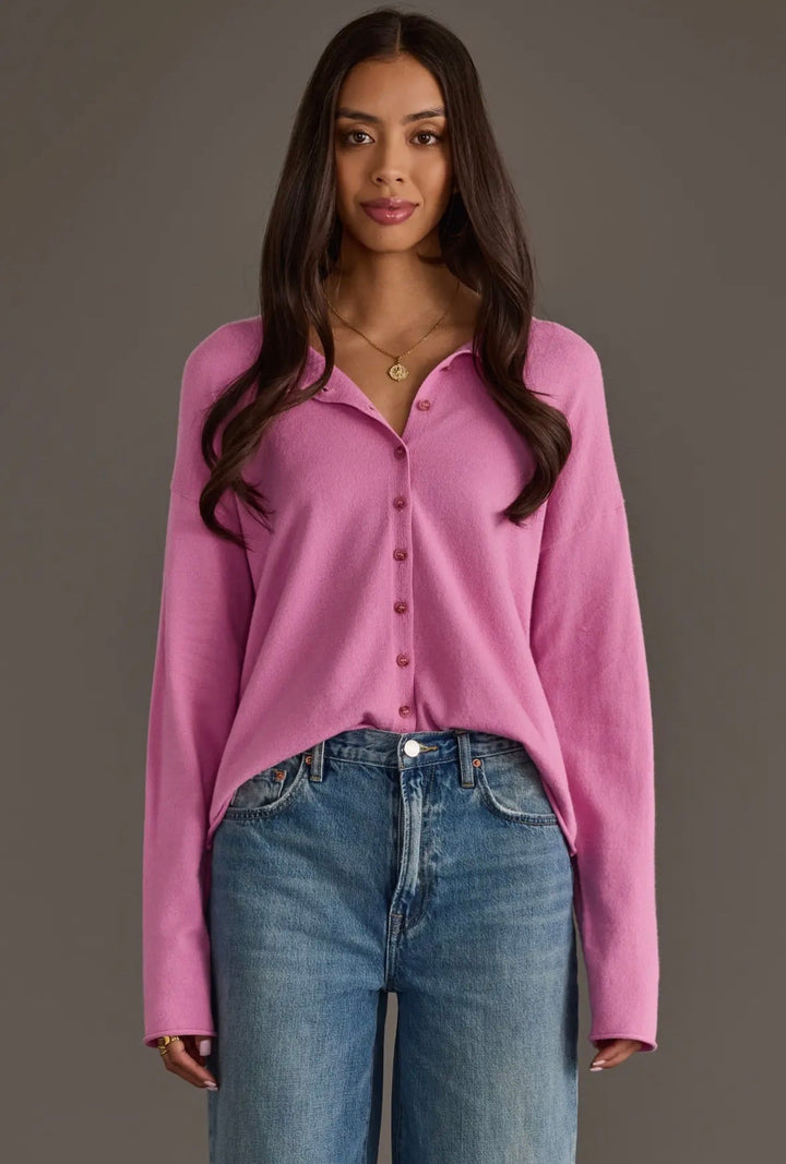 Relaxed Fit Cardigan-2 Color Options