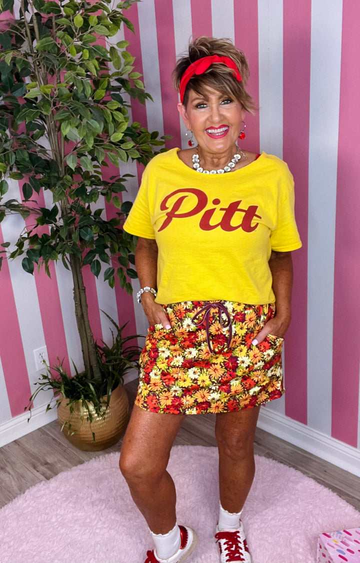 SALE: Harvest Blooms Skort