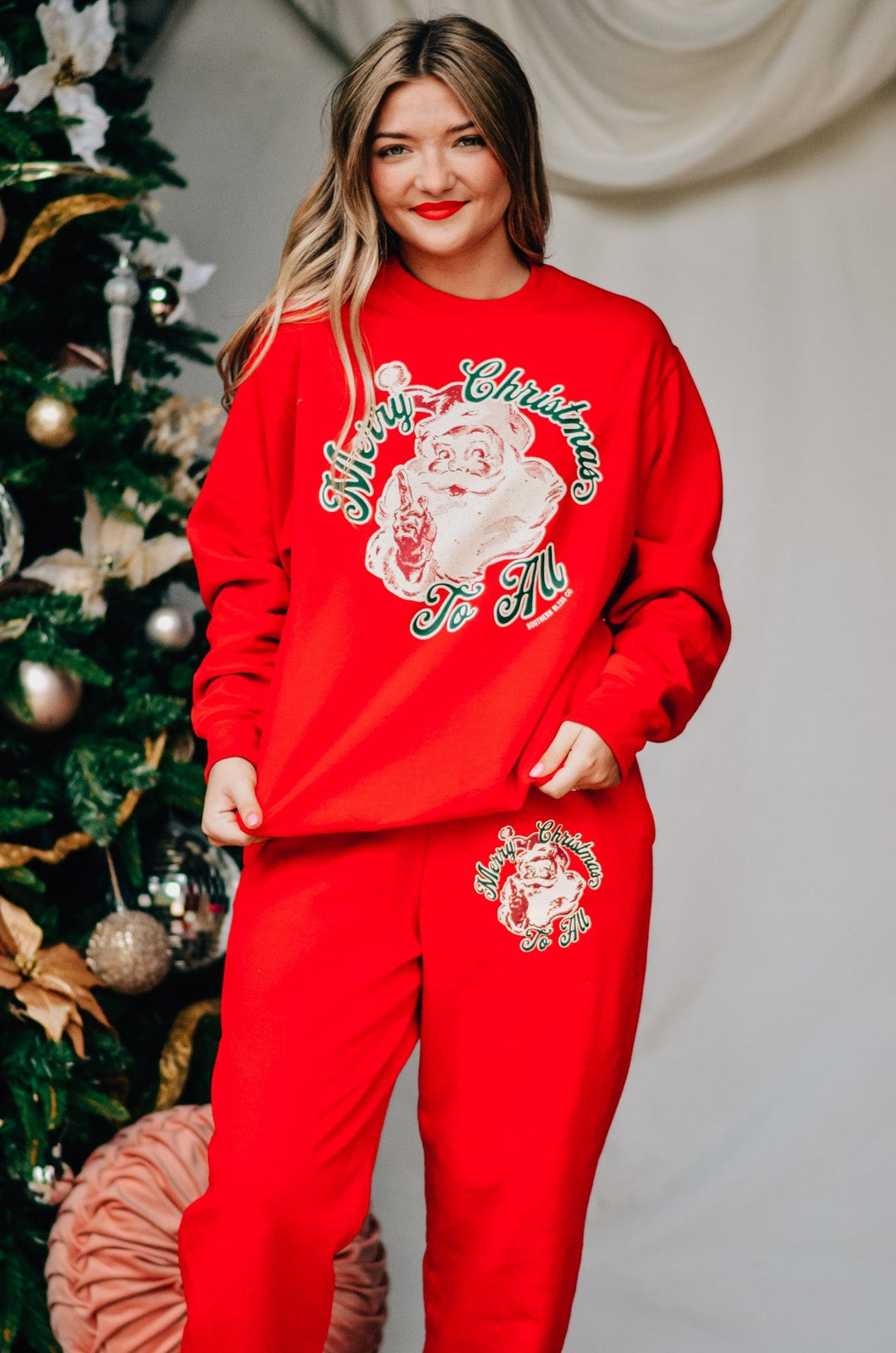 Vintage Santa Red Pants
