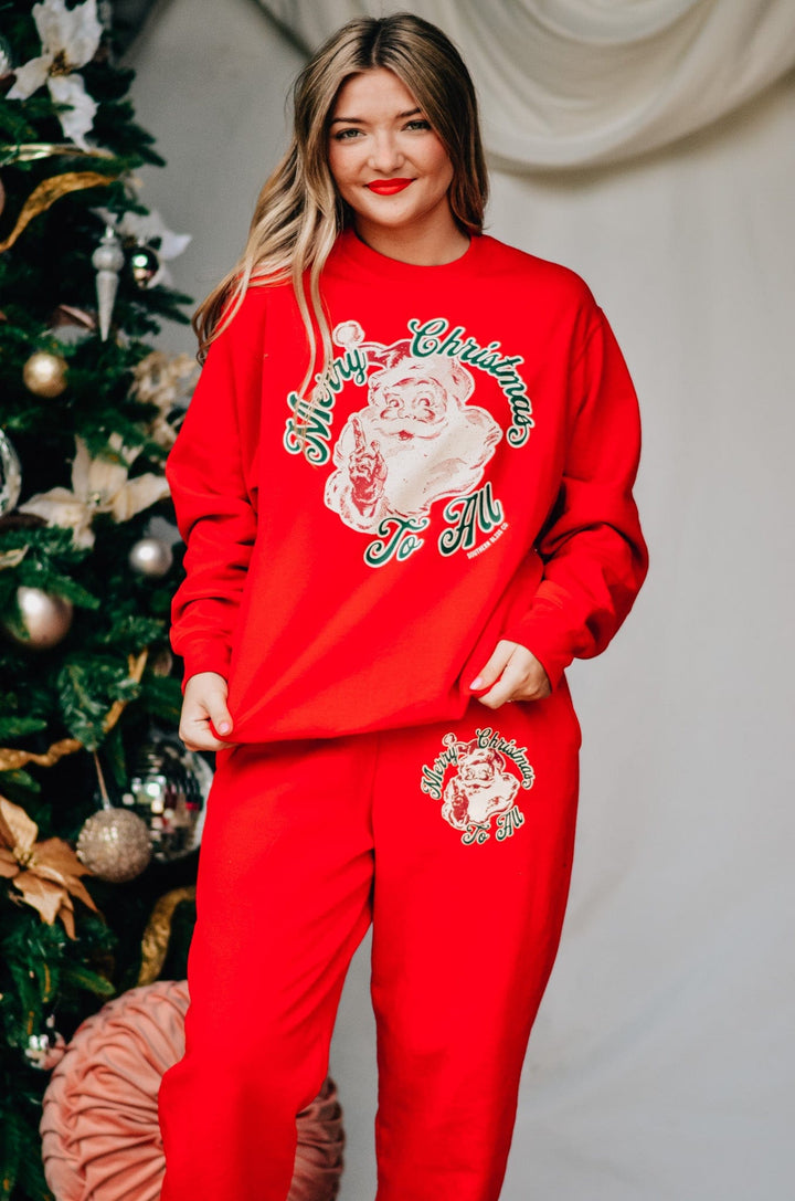 Vintage Santa Red Pants