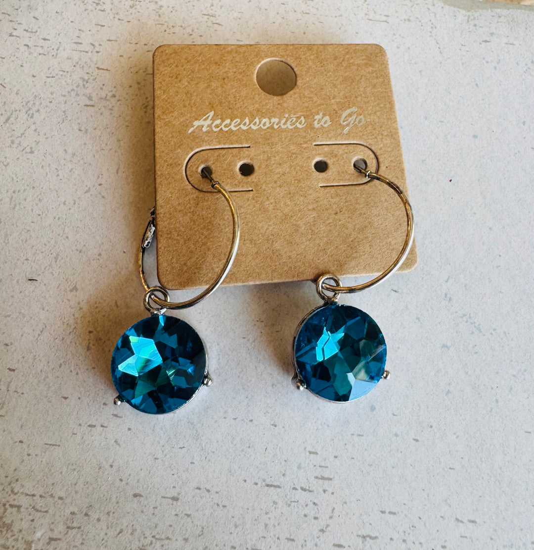 Crystal Earrings-7 color options