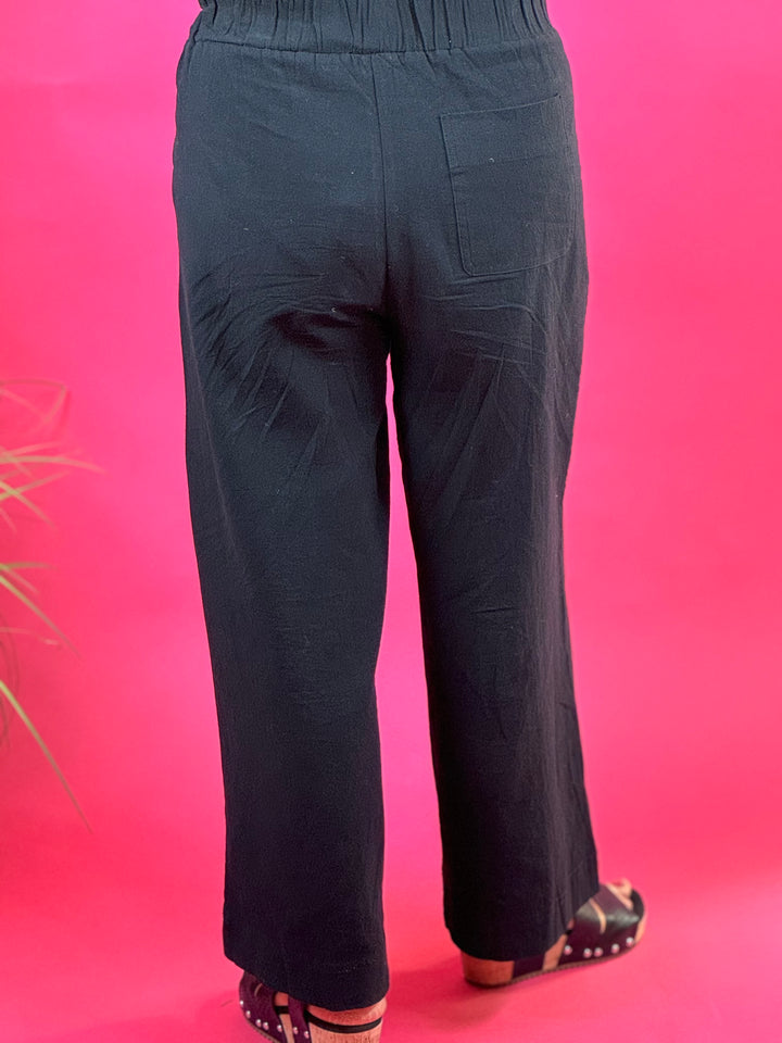 Solid Straight Leg Pants - 3 Color Options - Final Sale