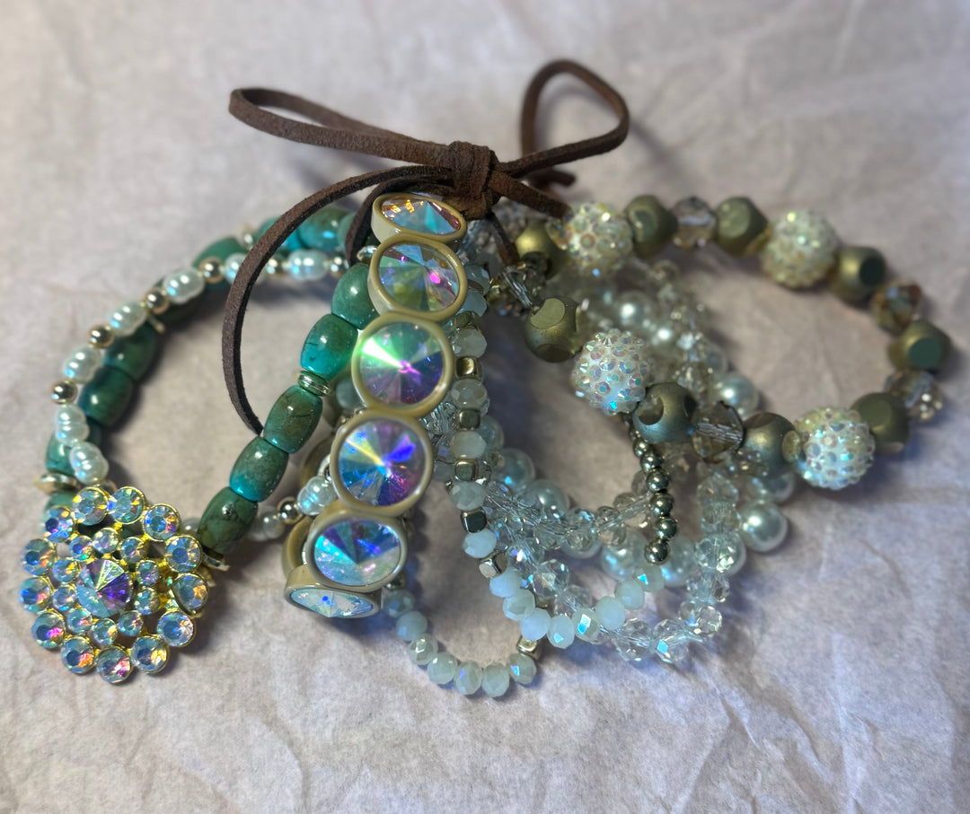 Set of Stretch Bracelets