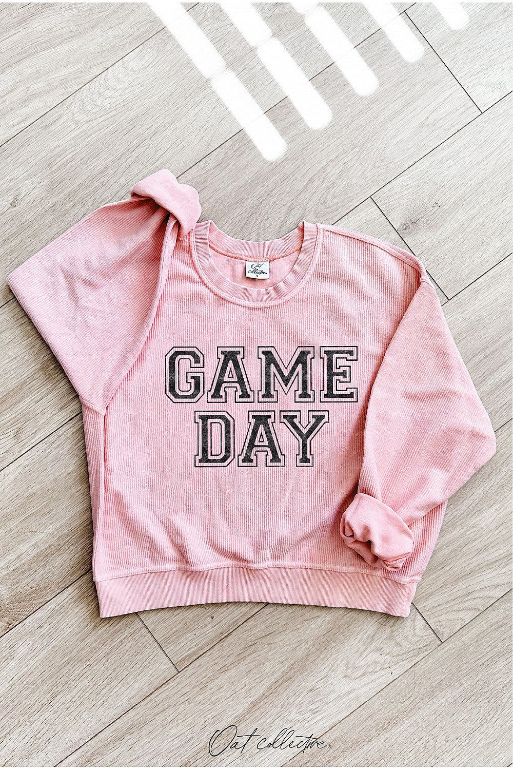 Oversized "Game Day" Thermal Vintage Pullover - 6 Color Options