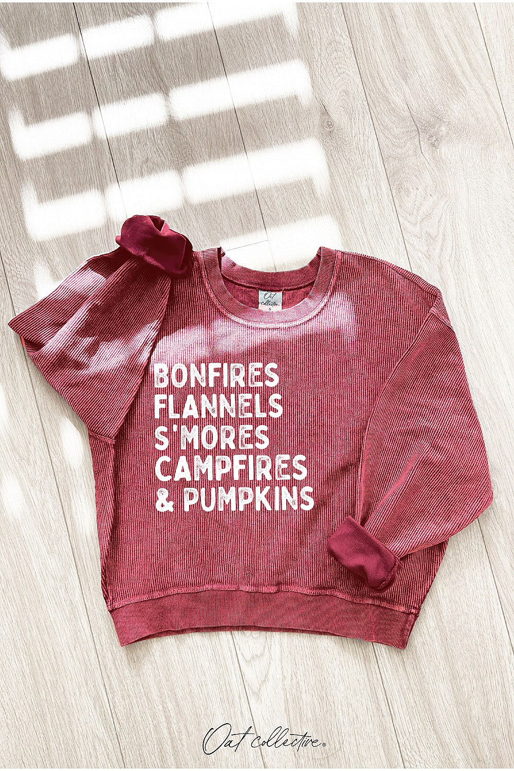 Bonfires Thermal Vintage Pullover - 5 Color Options