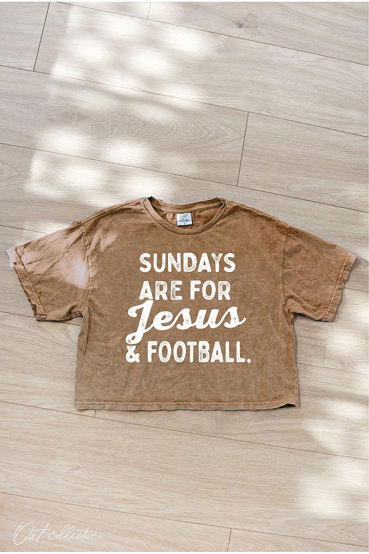 "Sundays Are For Jesus and Football" - 9 Color Options