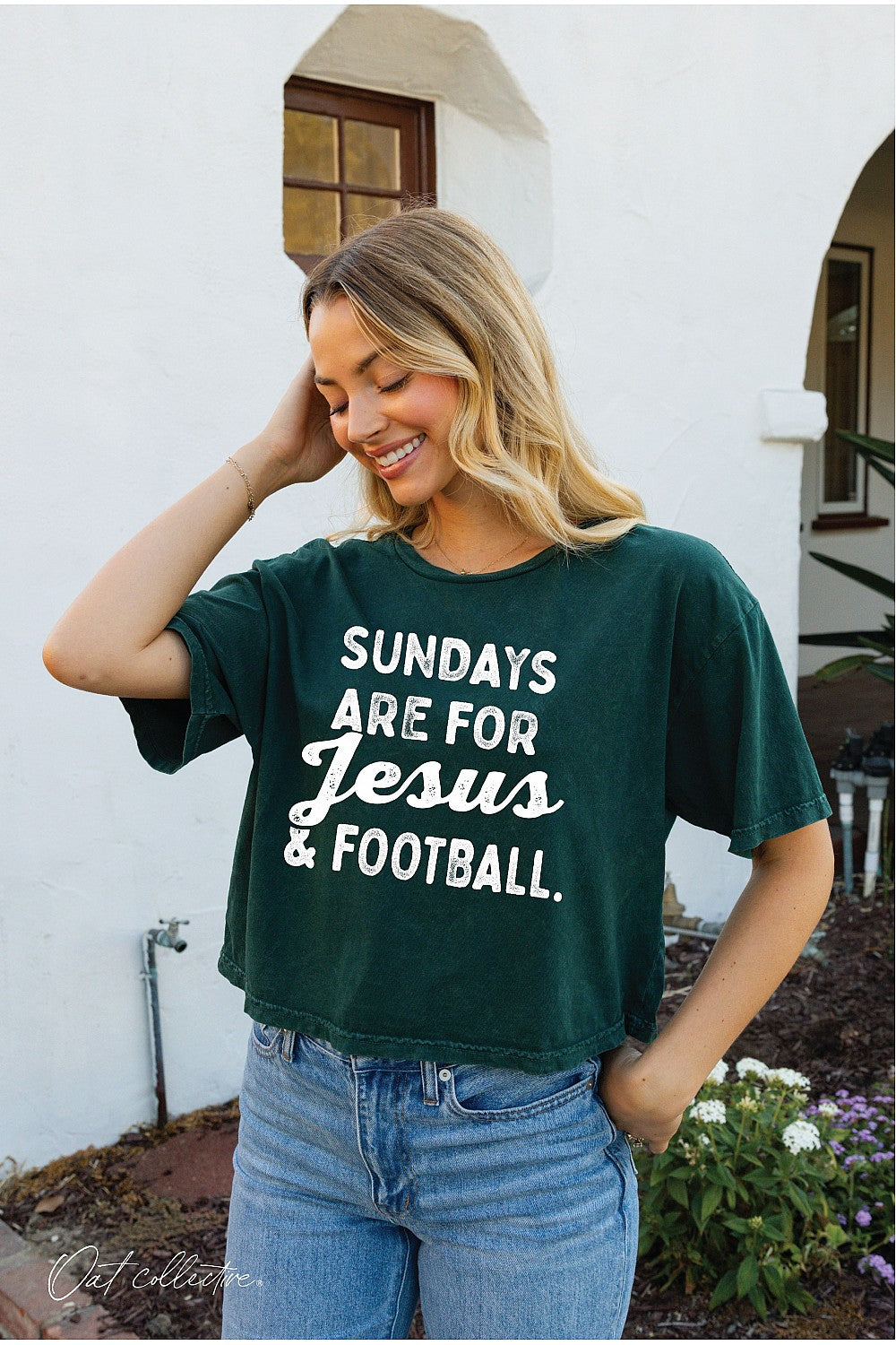 "Sundays Are For Jesus and Football" - 9 Color Options