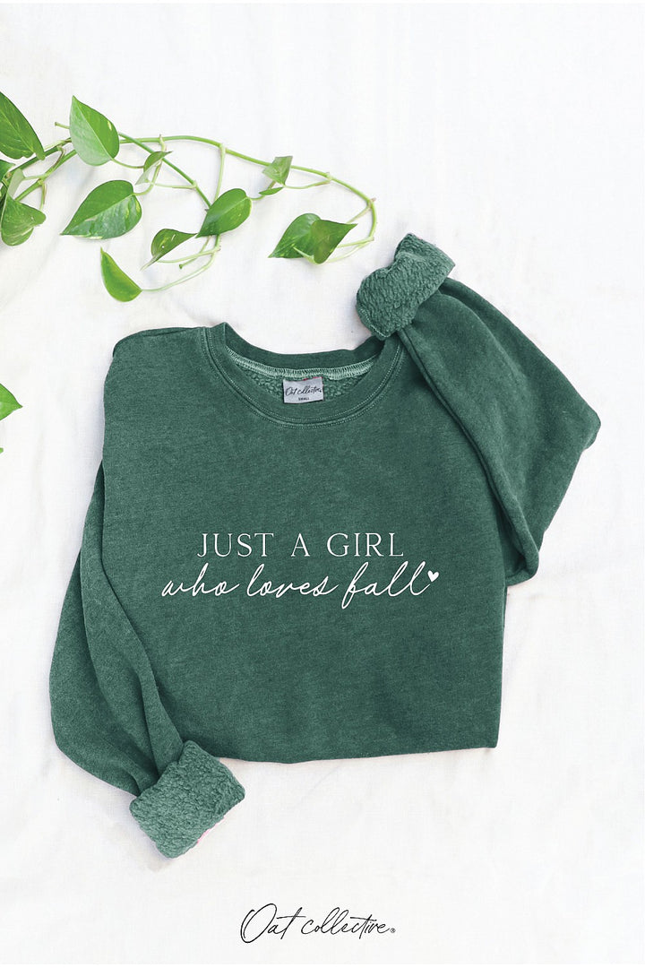 "Just A Girl Who Loves Fall" - 5 Color Options