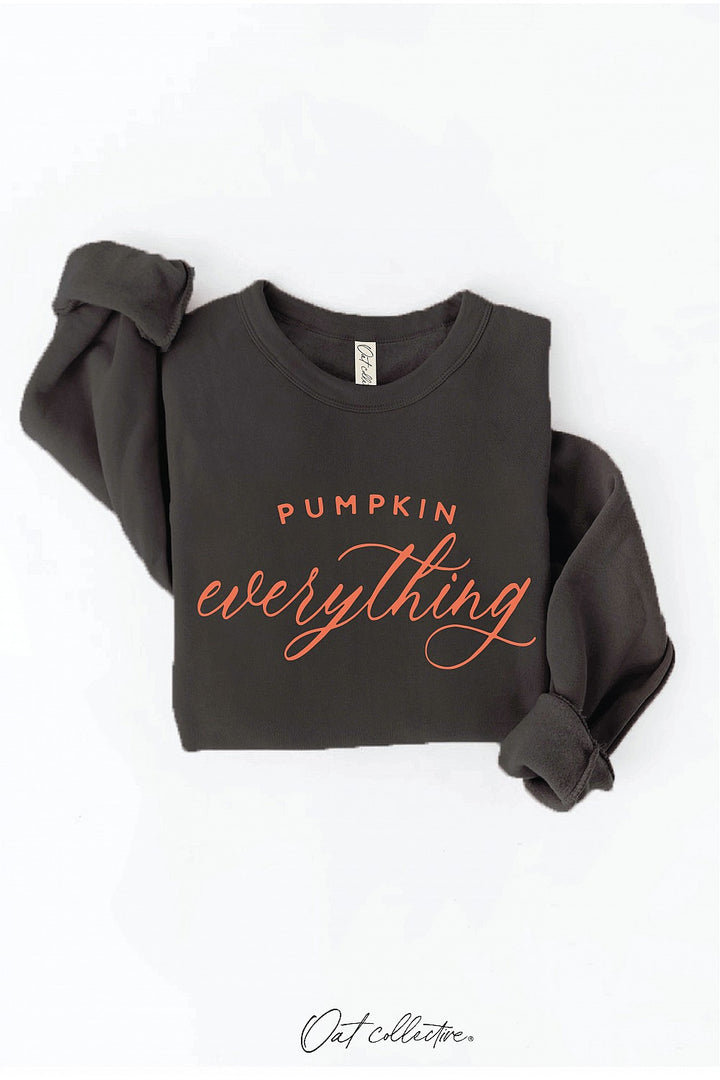 "Pumpkin Everything" Graphic Sweatshirt - 12 Color Options