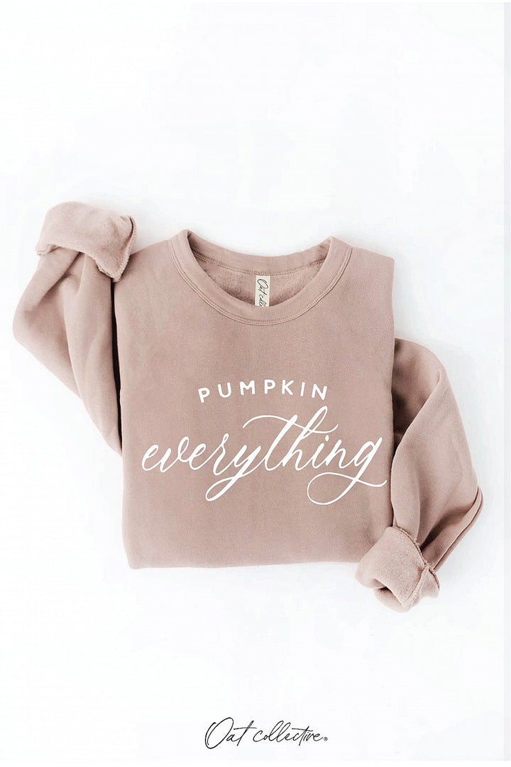 "Pumpkin Everything" Graphic Sweatshirt - 12 Color Options