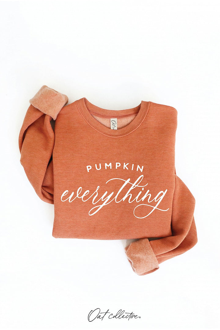 "Pumpkin Everything" Graphic Sweatshirt - 12 Color Options