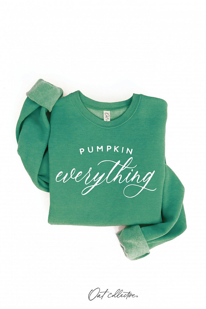 "Pumpkin Everything" Graphic Sweatshirt - 12 Color Options