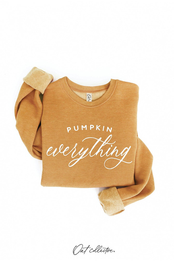 "Pumpkin Everything" Graphic Sweatshirt - 12 Color Options