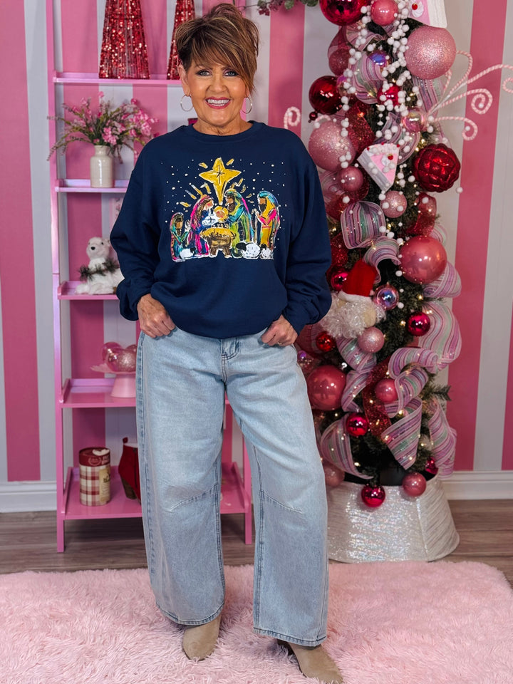 Callie Ann Stelter Nativity Scene Tee & Sweatshirt