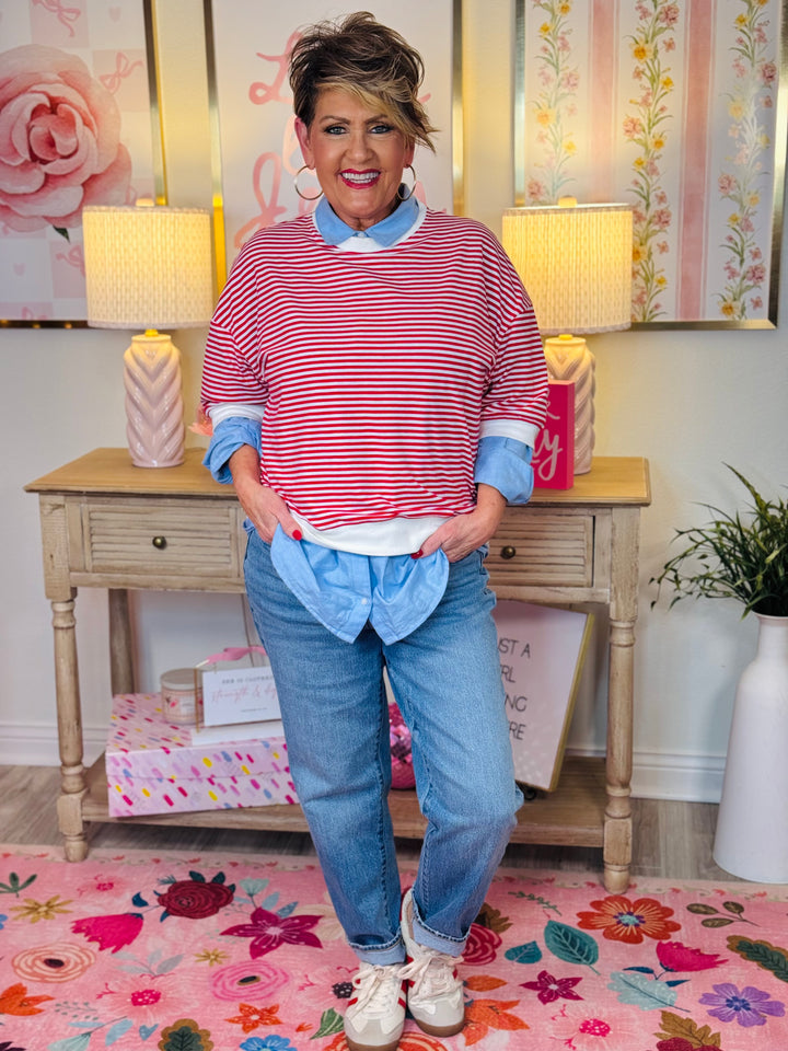 Striped Top - 4 Color Options