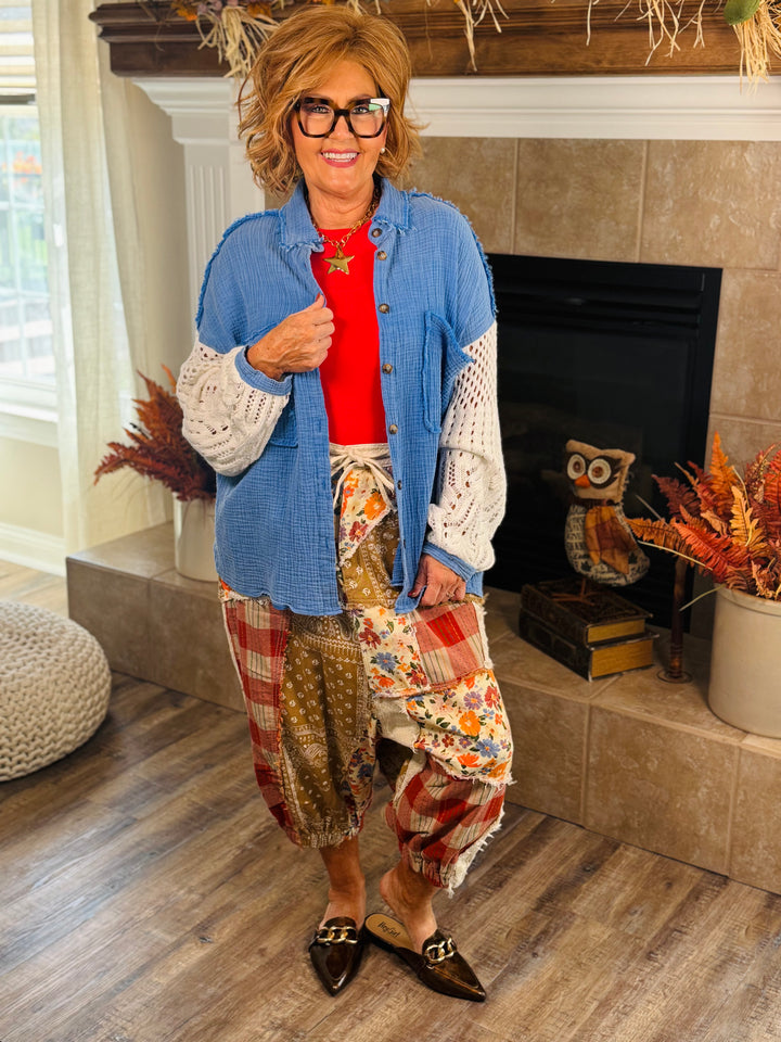 Natural Patchwork Bottoms