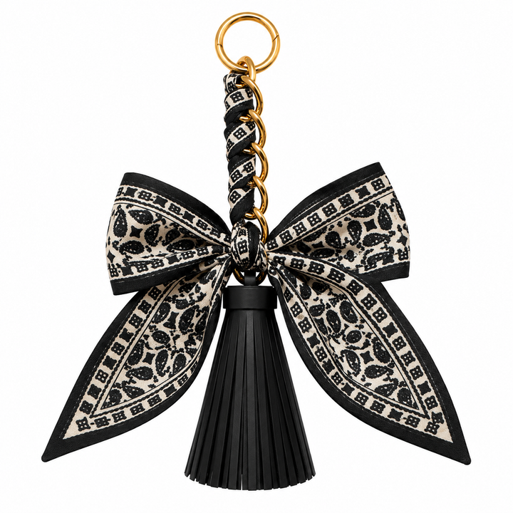 Scarf Charm with Tassel-9 Prints to Choose From
