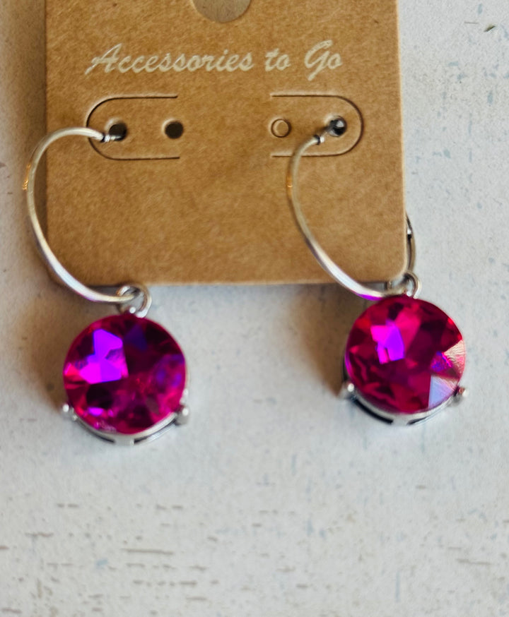 Crystal Earrings-7 color options