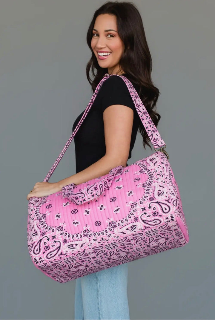 Bandana Duffle Bag-2 color options-ETA 7/15