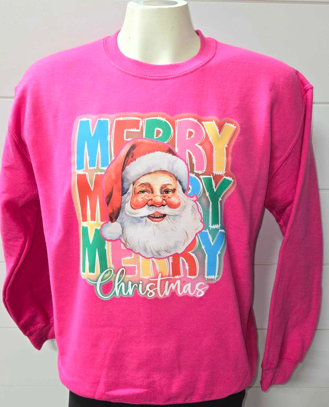 Merry Merry Merry Graphic Crewneck Sweatshirt