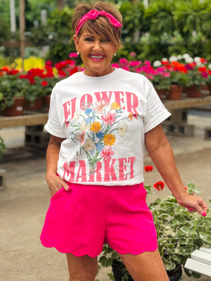 Flower Market Graphic Tee