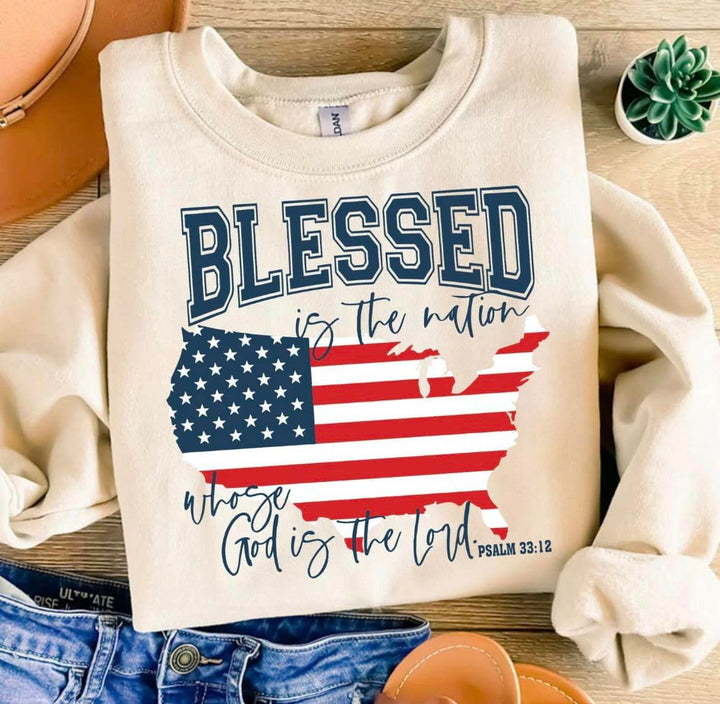 "Blessed Is The Nation" Sweatshirt