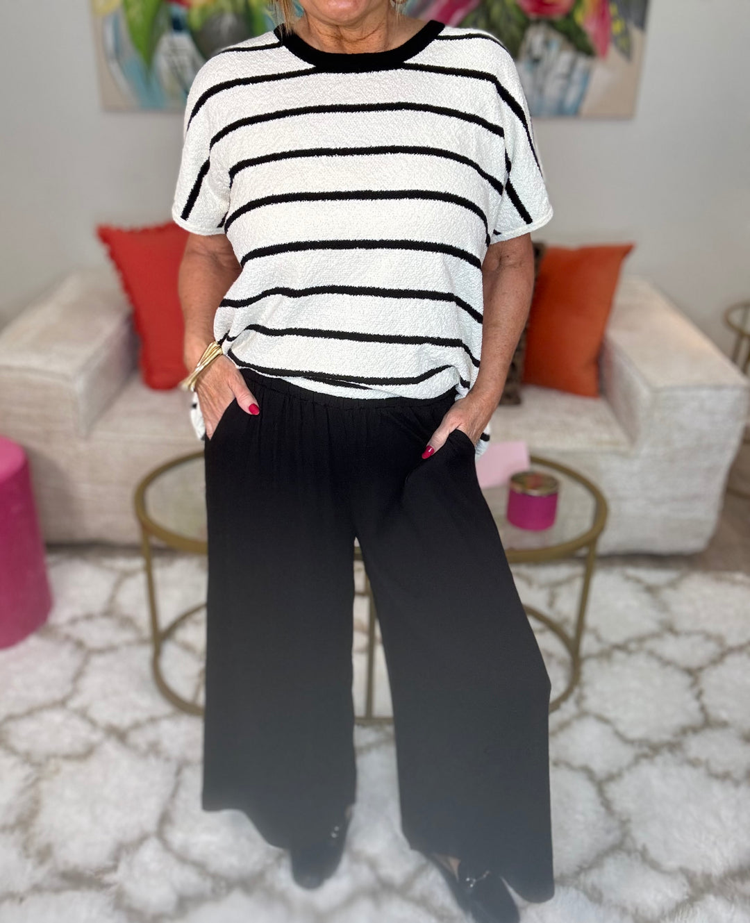 Woven Wide Leg Pants - 5 Color Options