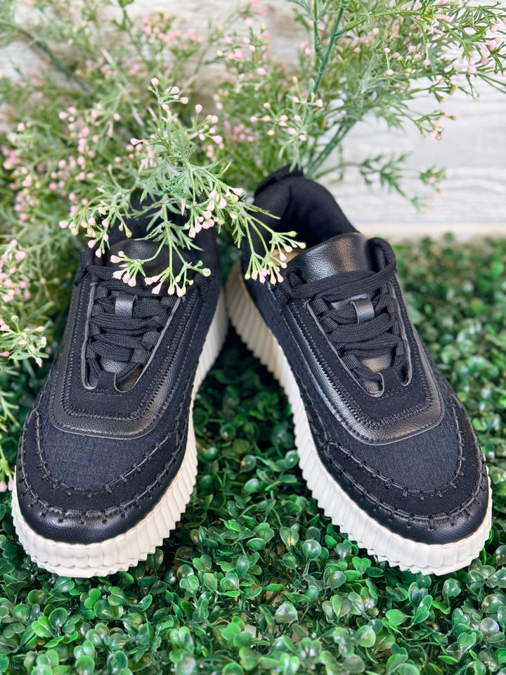 Black Woven Sneaker