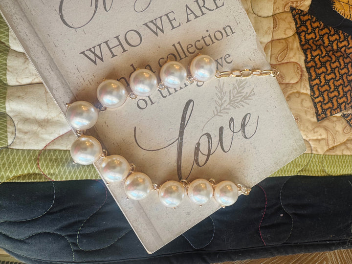 Pearl Necklace 16"-Gold or Silver