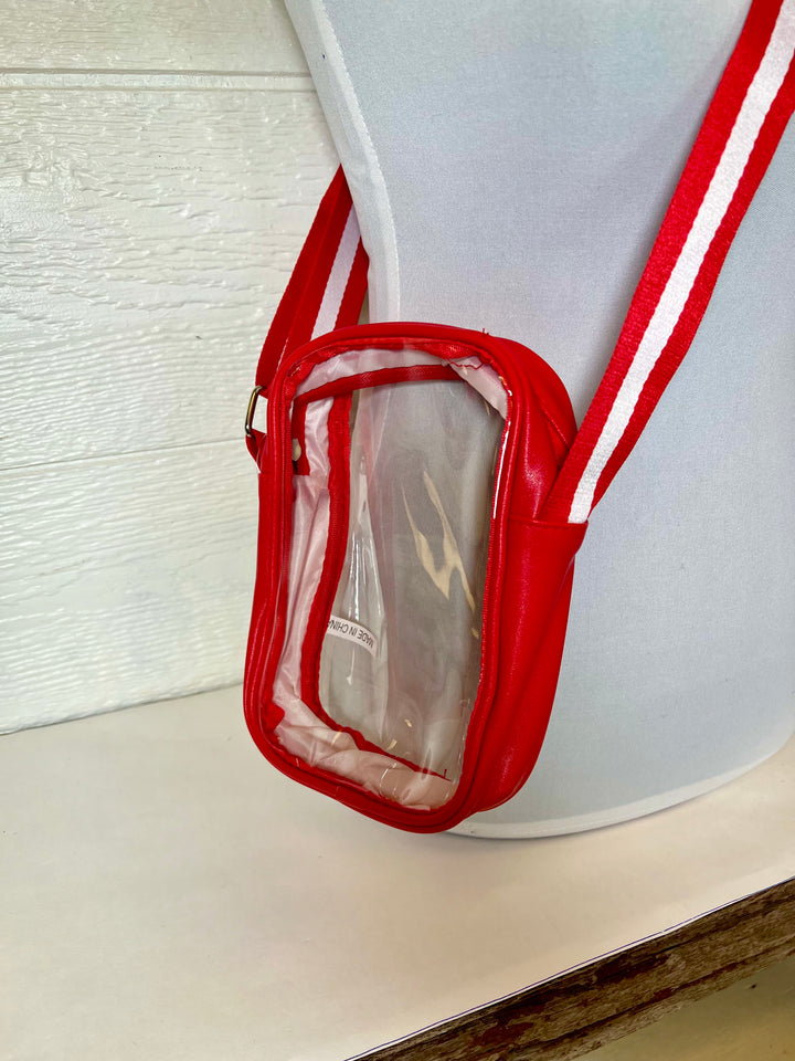 Clear Game Day Bag - 2 Color Options - Final Sale