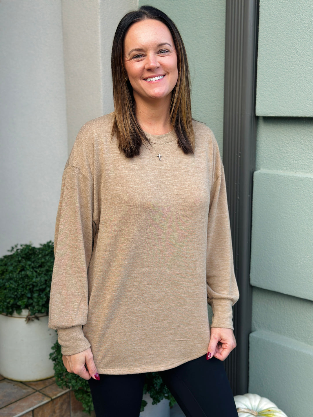 Relaxed Drop-Sleeves Tee - 2 Color Options - Available S-3X
