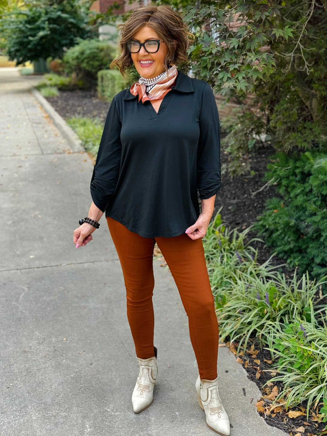 Black Blouse - Small Through Extended Sizes