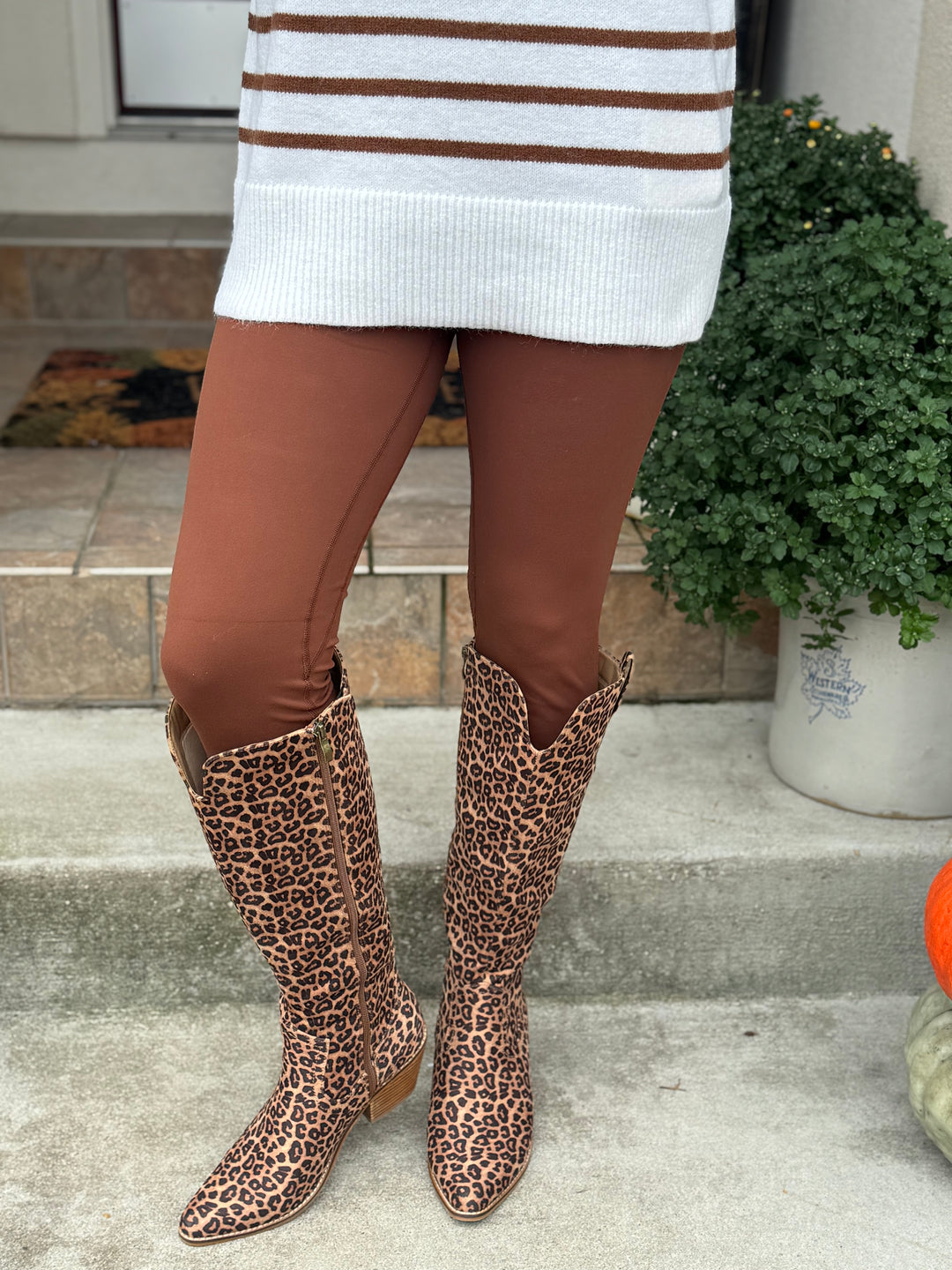 Animal Print Tall Boot